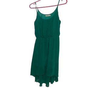 Annabelle Green Spaghetti Strap Sundress Casual